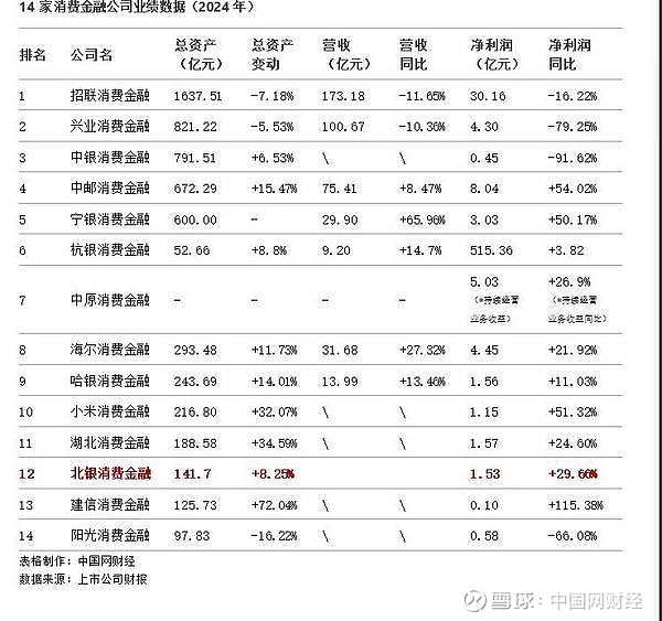 蚂蚁消费金融2024年净利润30.51亿