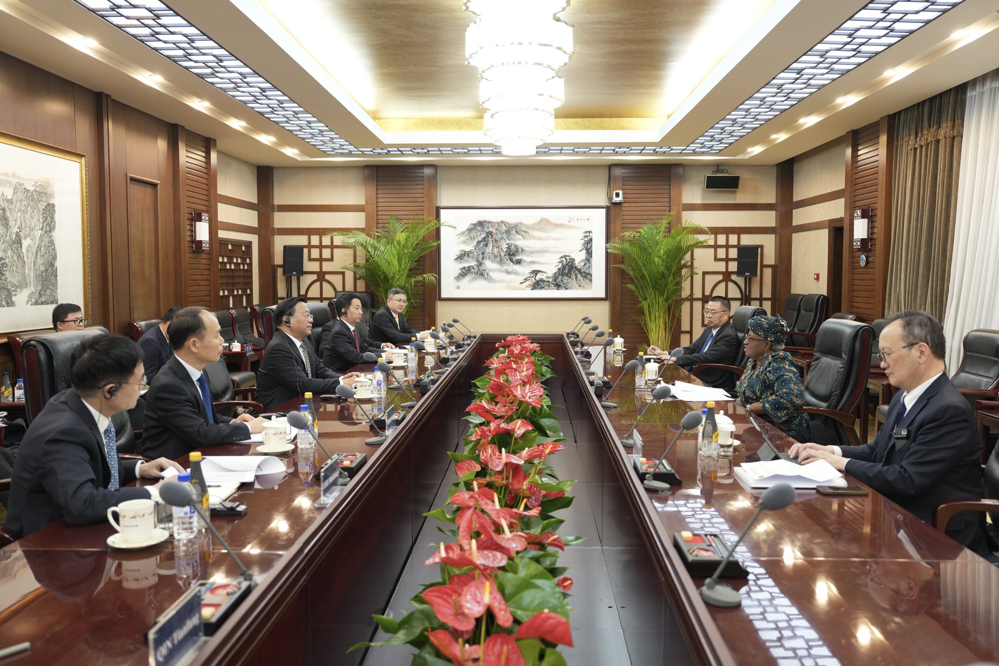 王文涛部长会见世贸组织总干事伊维拉