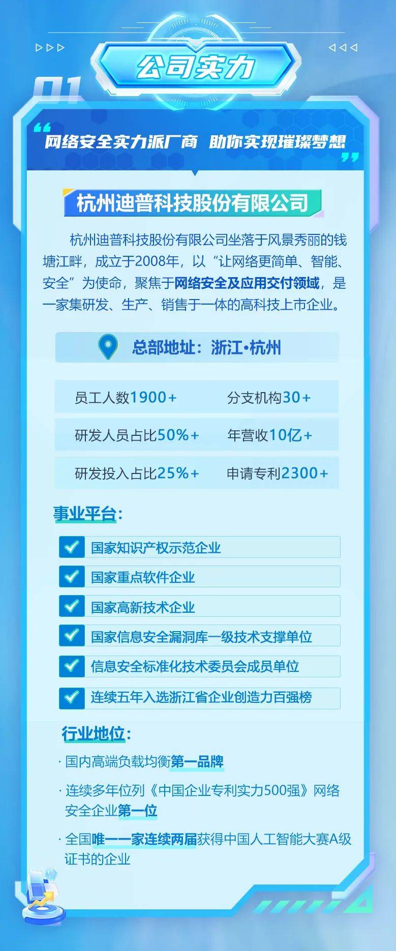 迪普科技新注册《迪普科技DPSafeConnect客户端软件V1.0.0》项目的软件著作权
