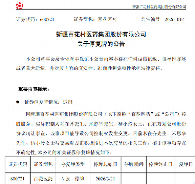 百花医药（600721）2026年一季报简析：净利润同比下降67.94%，三费占比上升明显